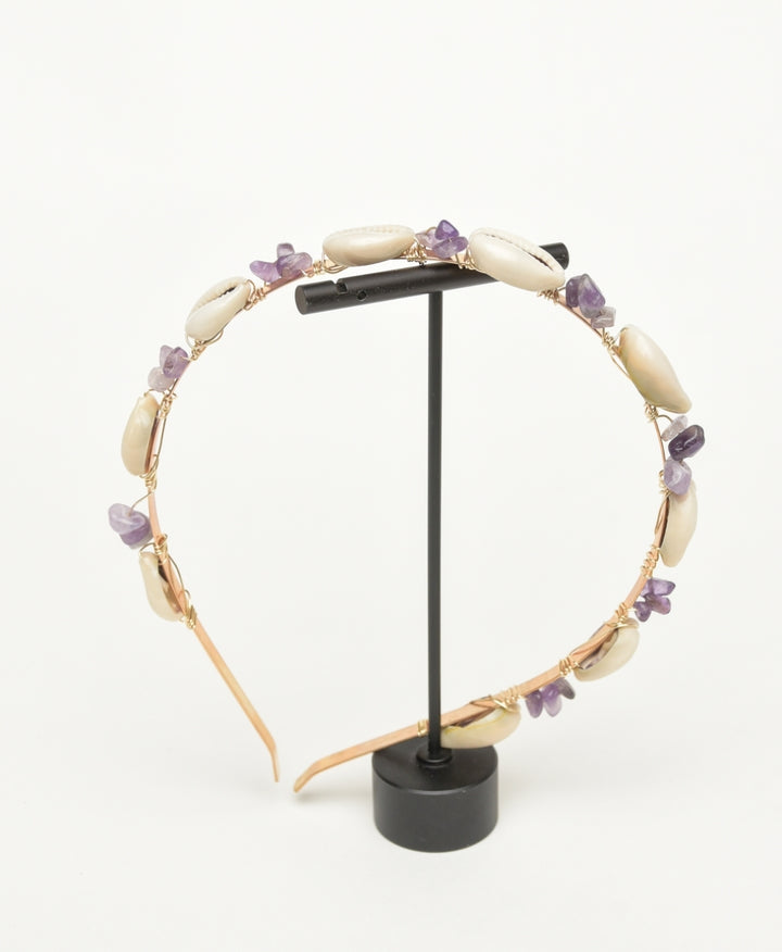 Cowrie & Crystal Head bands