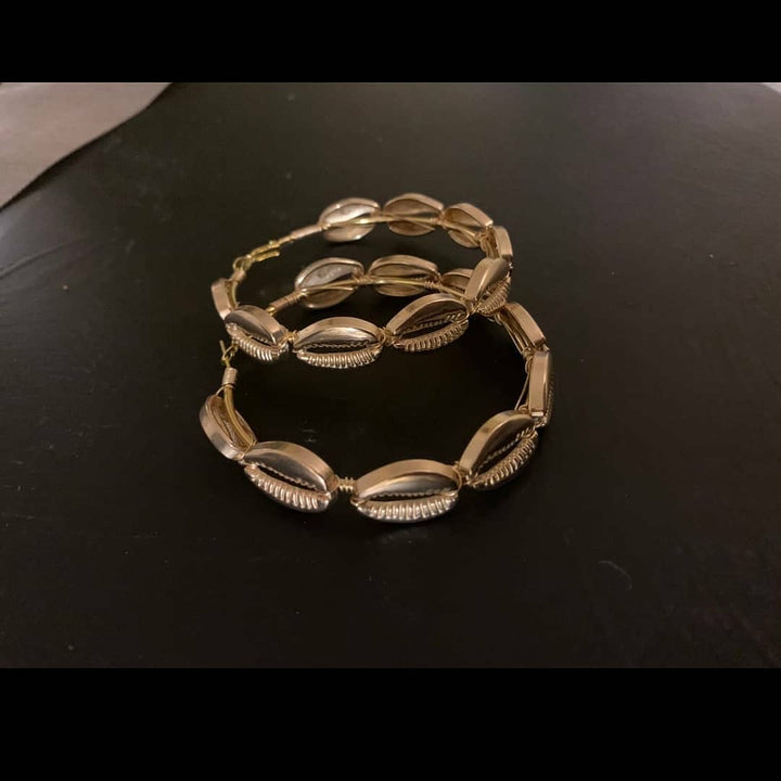 Silver Cowrie Bangles