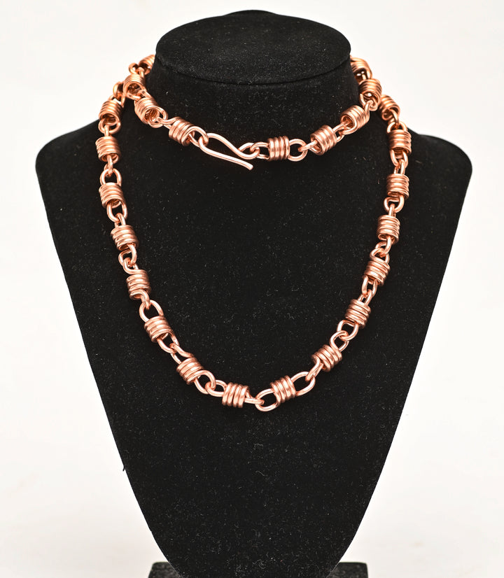 Copper link chain